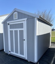 8 x 12 Grey Utility Shed 02